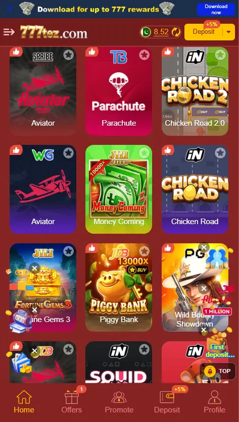 777TEZ Games